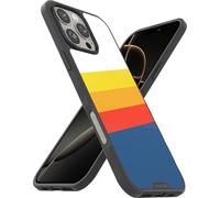 Smartish® - Funda Gripmunk magnética para iPhone 16 Pro MAX, Compatible con MagSafe, Ligera y Protectora, Delgada y Fina con Revestimiento de Microfibra para Apple iPhone 16 Pro MAX, Rayas