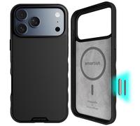Smartish Funda magnética Gripmunk para iPhone 2025 Pro - Control de cámara - Black Tie Affair