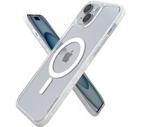 Smartish Gripmunk - Funda Delgada para iPhone 15 Plus, Compatible con MagSafe [Ligera + Protectora], Funda magnética de Agarre Fino con Forro de Microfibra, Transparente