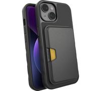 Smartish iPhone 15 Slim Case with Wallet for MagSafe iPhones - Gripmunk - Magsafe Compatible Thin Grip Cover + Detachable Magnetic Credit Card Holder