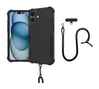 Smartish iPhone 16 Plus MagSafe Case with Crossbody Lanyard Strap - Gripzilla - [Slim + Protective] Magnetic Armor Case with Universal Detachable Shou