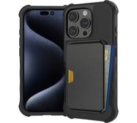 Smartish iPhone 16 Pro Magnetic Case with MagSafe Wallet - Gripzilla - Magsafe Compatible Armor Grip Cover + Detachable Magnetic Credit Card Holder -