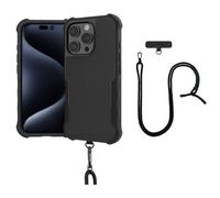 Smartish iPhone 16 Pro MagSafe Case with Crossbody Lanyard Strap - Gripzilla - [Slim + Protective] Magnetic Armor Case with Universal Detachable Shoul