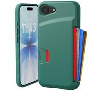Smartish®, Wallet Slayer Vol. 1, Funda Tipo Cartera para iPhone 16e, Tarjetero Fino y Protector para Tarjetas de crédito, Funda Oculta giratoria Probada para Tarjetas Compatible con iPhone Pro de