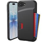 Smartish®, Wallet Slayer Vol. 1, Funda Tipo Cartera para iPhone 16e, Tarjetero Fino y Protector para Tarjetas de crédito, Funda Oculta giratoria Probada para Tarjetas Compatible con iPhone 16e de