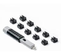 SmartKeeper ESSENTIAL / 10 x RJ45 Port Blockers with 1 x Lock Key Basic / Black
