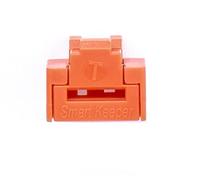 SK NL03P2OR - Cerradura de puerto, RJ45, 100 piezas, naranja