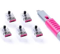 SmartKeeper Essential / 5 x LAN Cable Locks con 1 x Lock Key Basic/Rosa