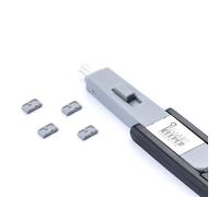 SmartKeeper MUL04PKGY 4 x Micro USB B-Port BPort Blockers with 1 x Lock Key Mini Gray SLSART-0119 SLSART0119 (SLSART-0119)