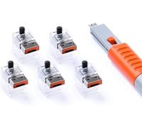 SmartKeeper NC03PKOR 5 x LAN Cable Locks with 1 x Lock Key Basic Orange SLSART-0081 SLSART0081 (SLSART-0081)