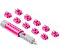 SmartKeeper Essential / 10 x RJ45 Port Blockers con 1 x Lock Key Basic/Rosa