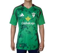smartketing Albacete Balompié - Camiseta Visitante 24/25 - Tejido AeroReady Transpirable y Ligero - Diseño con Escudo Bordado y Patrocinadores - Equipación Adulto - Color Verde - Talla 2XL