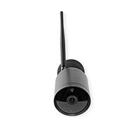 Smartlife Cámara Exterior | Wi-Fi | Full HD 1080p | IP65 | Cloud/MicroSD (no incluida) | 12V DC | con Sensor de Movimiento | Visión Nocturna | AndroidT/iOS | Negro