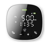 Monitor de calidad del aire SmartLife (negro/blanco) - NEDIS