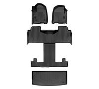 SMARTLINER Juego de 3 Filas y Forro de Carga Compatible con Chevrolet Tahoe/GMC Yukon 2021-2023 con Asientos de Cubo de Segunda Fila