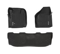 SMARTLINER Juego de Alfombrillas de Ajuste Personalizado de 2 Filas para Ford F-250 / F-350 / F-450 Super Duty Crew Cab 2008-2010