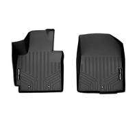 SMARTLINER Juego de Alfombrillas de Ajuste Personalizado para Primera Fila, Color Negro para Kia Soul 2014-2019