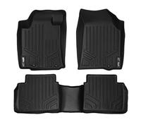 SMARTLINER - Juego de Alfombrillas para Nissan Altima Sedan 2013-2018, 2 Filas, Color Negro