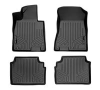 SMARTLINER Juego de Alfombrillas Personalizadas de 2 Filas Negras para Kia K5 2020-2021 (Solo Modelos AWD)