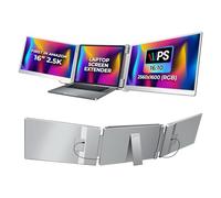 Smartlinx Extensor de pantalla para laptop, monitor portátil FHD 2500P de 16 pulgadas para laptop, desmontable y Plug and Play, extensor de monitor dual para portátiles de 12 a 18 pulgadas, compatible