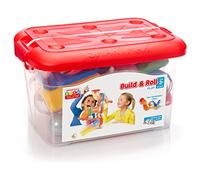 SMARTMAX - Build & Roll, Construction Set with Magnets and Tubes, 44 pieces, 3+ Years
