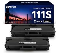 SMARTOMI MLT-D111S 2-Negro Tóner Compatible para Samsung D111S D111L 111S | MLTD111S Compatible para Samsung MLT-D111L 111L M2070W M2070FW M2026W M2026 M2020 M2022W M2022 M2020W (Negro, 2-Pack)