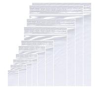 SmartPack 100 bolsas con cierre a presión, 50 x 60 cm, pequeñas, reutilizables, con cremallera, 50 my fuertes (500 x 600 mm)