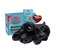 SmartPetLove Cachorro para acurrucarse - Juguete de Ayuda de Comportamiento, Laboratorio Negro