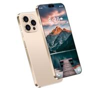 Smartphone 5G para I16 Pro MAX, Pantalla HD de 7.3 Pulgadas, desbloqueo Facial, batería de 8000 mAh, Conector Tipo C, versión Global Original, portátil y económico,Desert Gold-1TB