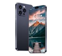 Smartphone 5G para I16 Pro MAX, Pantalla HD de 7.3 Pulgadas, portátil, Impermeable, Ideal para Aventuras, desbloqueo Facial, teléfono de Oficina, GPS FM WiFi Carga rápida de 8000 mAh,Dark Blue-1TB