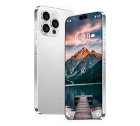 Smartphone 5G para I16 Pro MAX, Pantalla HD de 7.3 Pulgadas, portátil, Impermeable, Ideal para Aventuras, desbloqueo Facial, teléfono de Oficina, GPS FM WiFi Carga rápida de 8000 mAh,White-1TB