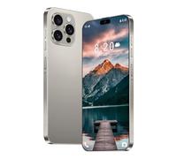Smartphone 5G para I16 Pro MAX, Pantalla HD de 7.3 Pulgadas, portátil, Impermeable, Ideal para Aventuras, desbloqueo Facial, teléfono de Oficina, GPS FM WiFi Carga rápida de 8000 mAh,Grey-1TB