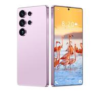 Smartphone 5G para S25 Ultra, Pantalla HD de 7,3 Pulgadas, portátil, Impermeable, para Aventuras, desbloqueo por Huella Dactilar, GPS, FM, WiFi, 8000 mAh,Pink-1TB