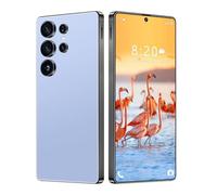 Smartphone 5G para S25 Ultra, Pantalla HD de 7,3 Pulgadas, portátil, Impermeable, para Aventuras, desbloqueo por Huella Dactilar, GPS, FM, WiFi, 8000 mAh,Blue-1TB