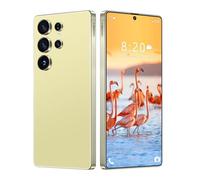 Smartphone 5G para S25 Ultra, Pantalla HD de 7,3 Pulgadas, portátil, Impermeable, para Aventuras, desbloqueo por Huella Dactilar, GPS, FM, WiFi, 8000 mAh,Gold-1TB