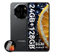 Smartphone Blackview SHARK 6 8GB 128GB 6.88" 120Hz Dual SIM 5G Carga Rápida 18W Android 15 Negro
