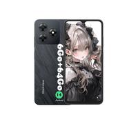 Smartphone Blackview WAVE 7C, Android 16 Teléfono Móvil, 6.56" 16Go(4+12)+64Go, 32MP+13MP, 5000mAh, 4G Doble SIM, WiFi 5G, Face ID - Negro