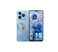 Smartphone BLACKVIEW WAVE 9C, 6.56" HD, Teléfono Móvil Barato, 12Go RAM + 128Go ROM // 2To TF, Android 15, 5000mAh, 13MP + 8MP, 4G, Azul