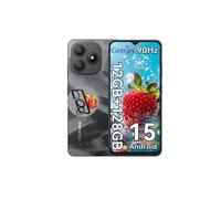 Smartphone BLACKVIEW WAVE 9C Teléfono Móvil Barato, 6.56" HD, 12Go RAM + 128Go ROM / 2To TF, 5000mAh, 13+8MP, 4G Doble SIM, GPS, OTG, Negro