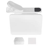 Smartphone Camera Mirror Reflection Clip Kit - Glass PP 9.5x7x1cm | Phone Reflection Lens Photo Video Creative Accessory For Teens Family Friends Content Creation Social Media Use