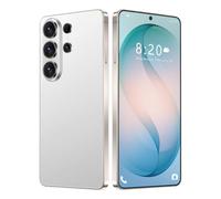 Smartphone de Aventura para S26 Ultra, teléfono móvil Original Incell HD con Pantalla Perforada de 7,3 Pulgadas, 8000 mAh, Doble Tarjeta SIM, desbloqueo Facial por Huella Dactilar,White-1TB