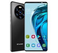 Smartphone Desbloqueado, 5,45 in 1 + 8 GB 128 GB de Almacenamiento Extensible Pantalla HD Teléfono de Doble Tarjeta de Espera Doble teléfono móvil Android Reconocimiento Facial Teléfono Móvil (Black)