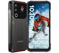 Smartphone DOOGEE Blade 20 Ultra 8GB 512GB 10300mAh 6,6" 50MP NFC FaceID IP68 Gris/Rojo