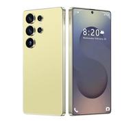 Smartphone económico para el S25 Ultra, cámara de 72 MP y 108 MP, Desbloqueado sin Tarjeta SIM, Pantalla Grande de 7,3 Pulgadas con reconocimiento Facial, batería de 8000 mAh,Gold-1TB