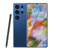 Smartphone económico para el S26 Ultra, Ideal para Adultos y jóvenes, Ideal para Aventuras al Aire Libre, batería de 8000 mAh, Pantalla HD de 7.3", reconocimiento Facial, Bluetooth,Dark Blue-1TB
