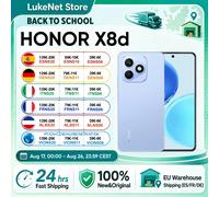 Smartphone HONOR X8d versión EU, Snapdragon 6s 4G Gen 2, pantalla AMOLED de 6.77 pulgadas, batería de 7000 mAh, carga superrápida de 45W, cámara principal de alta definición de 108MP, IP65 Velvet Blac
