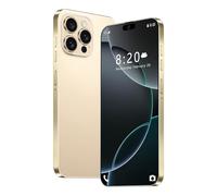Smartphone I16Pro MAX 5G, Pantalla HD de 7,3 Pulgadas, batería de 8000 mAh, 16 GB, 1 TB, Doble SIM, Doble Modo de Espera, versión Global, sin Tarjeta SIM.,Gold-1TB