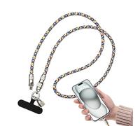 Smartphone Lanyard 2 en 1 - Banda antirrobo para teléfono móvil con Cable de Carga, Organizador de Cable portátil, Correa para teléfono móvil, Tableta, para Viajes, al Aire, Oficina, Ordenador