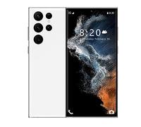 Smartphone Libres Baratos S22 Ultra 7.2 Pulgadas FaceUnlock Pantalla Android Smartphone 4GRAM + 32GROM Teléfono Inteligente Desbloqueado (White, One Size)