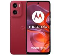 Motorola Moto G05 (4/256 GB, cámara 50 MP + sensor de parpadeo, pantalla 6.67 pulgadas HD+ 90 Hz, batería 5200 mAh, MediaTek Helio G81, Android 15), rojo ciruela
